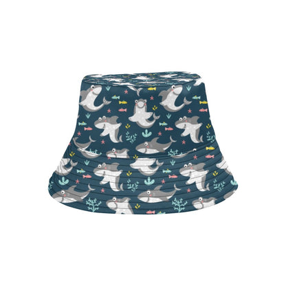 Shark Print Design LKS307 Unisex Bucket Hat