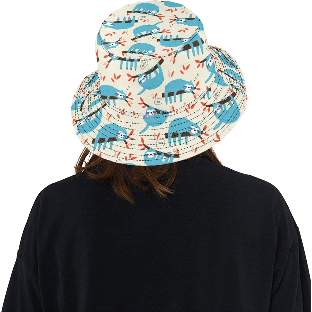 Sloth Print Design LKS3011 Unisex Bucket Hat