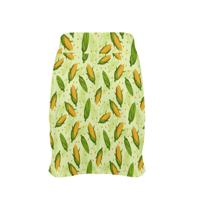 Agricultural Fresh Corn cob Print Pattern 17" Golf & Pickleball Skort with Pockets