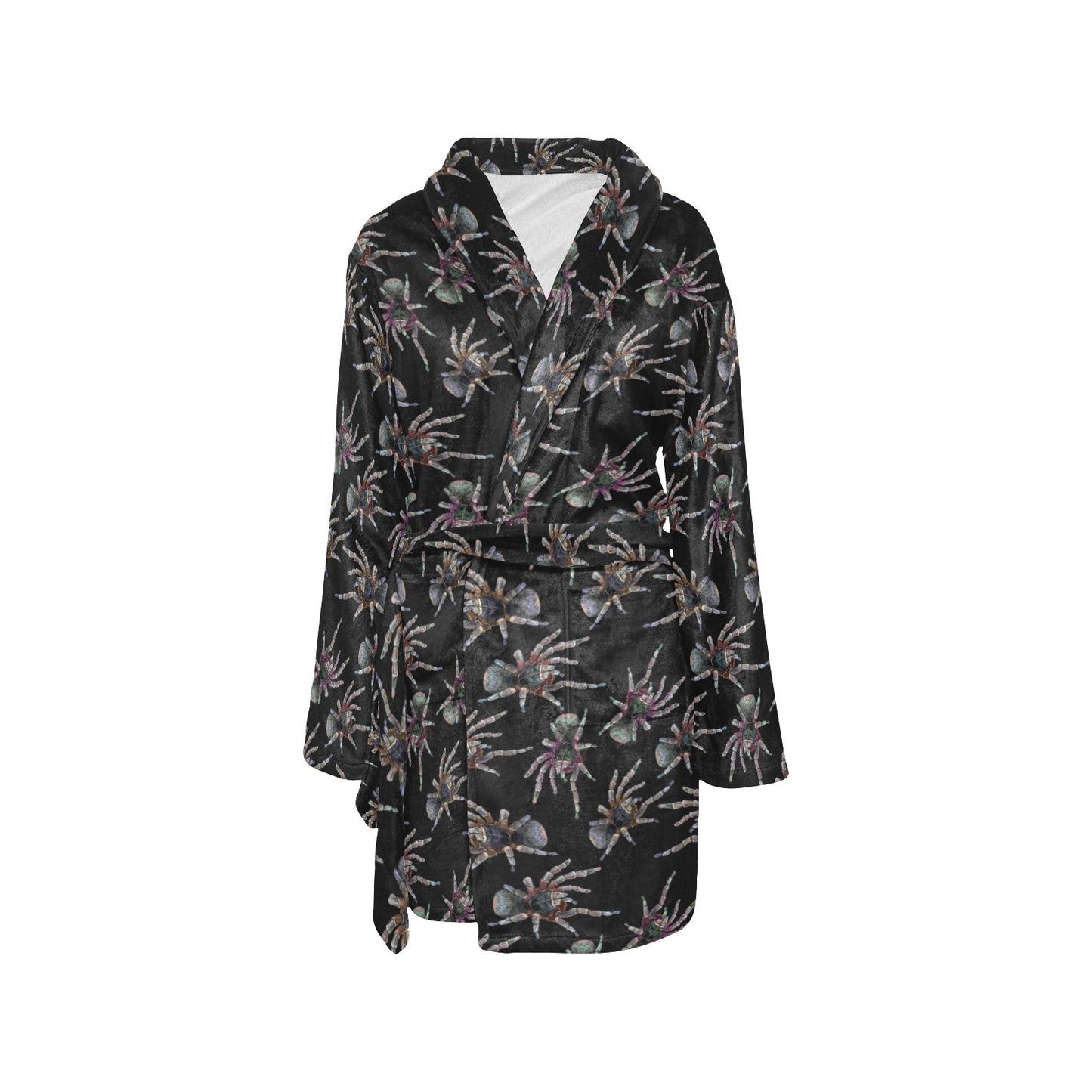 Tarantula Print Design LKS402 Women's Fleece Robe