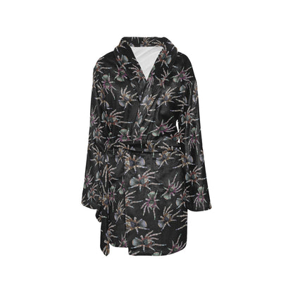 Tarantula Print Design LKS402 Women's Fleece Robe