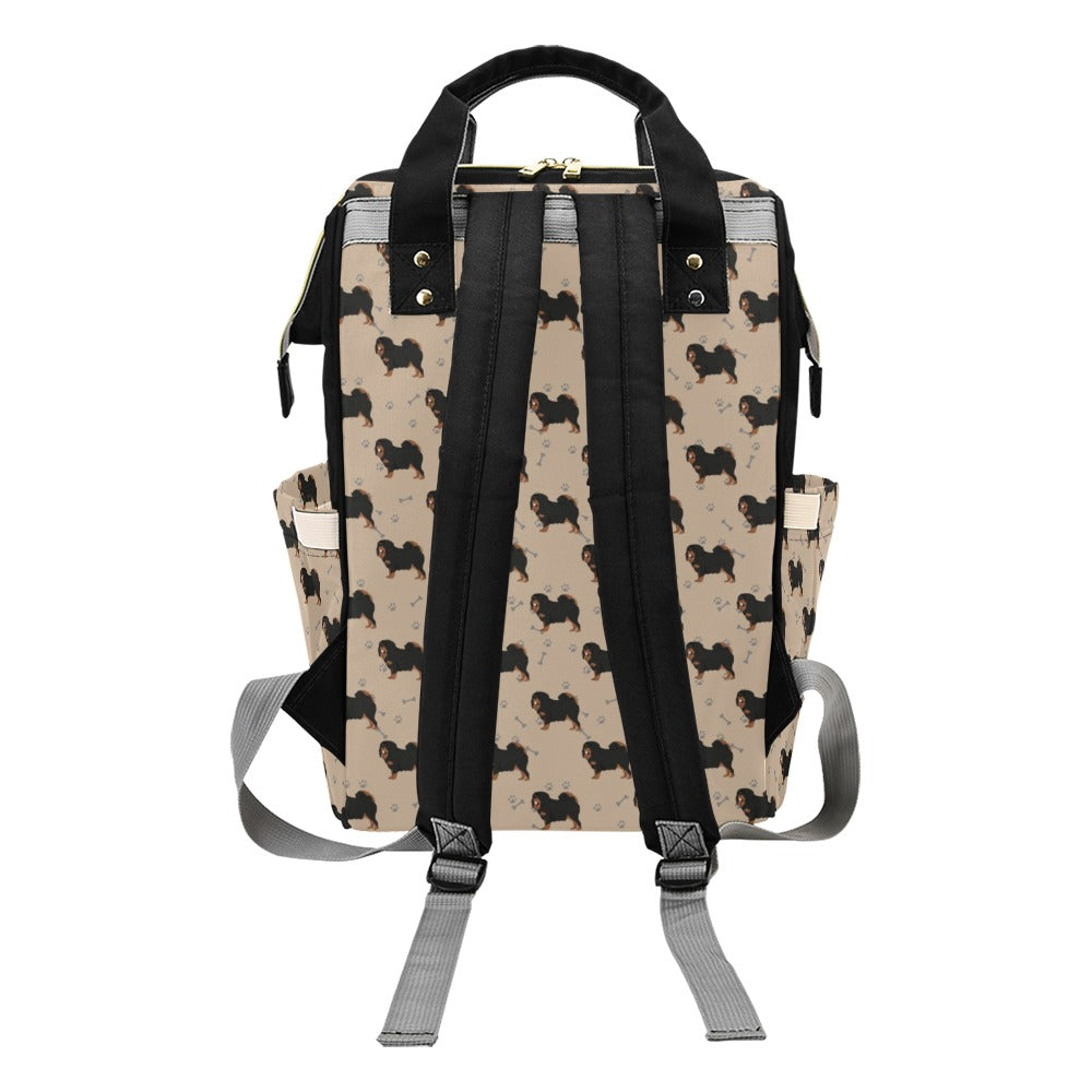 Tibetan Mastiffs Print Design LKS301 Diaper Bag Backpack