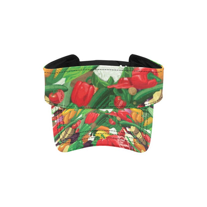 Salad Mix Vegetableprint Design LKS301 Unisex Sun Visor
