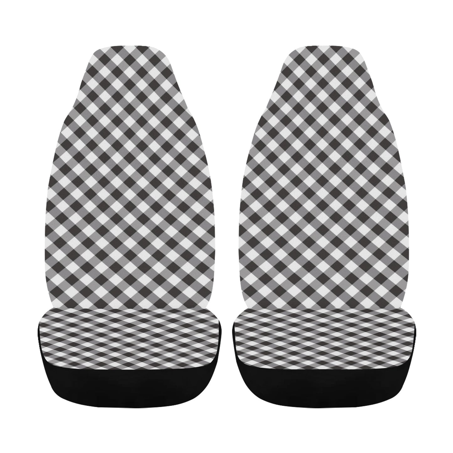 Gingham Print Design LKS402 Car Seat Covers