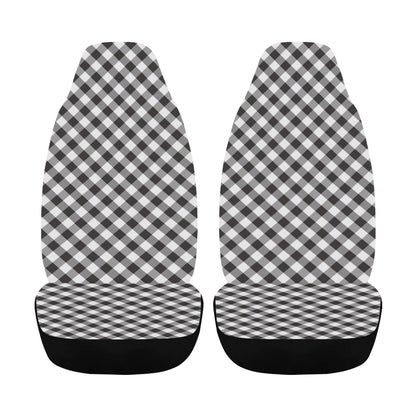 Gingham Print Design LKS402 Car Seat Covers