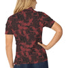 Gecko Pattern Print Design 04 Women's Polo Shirt