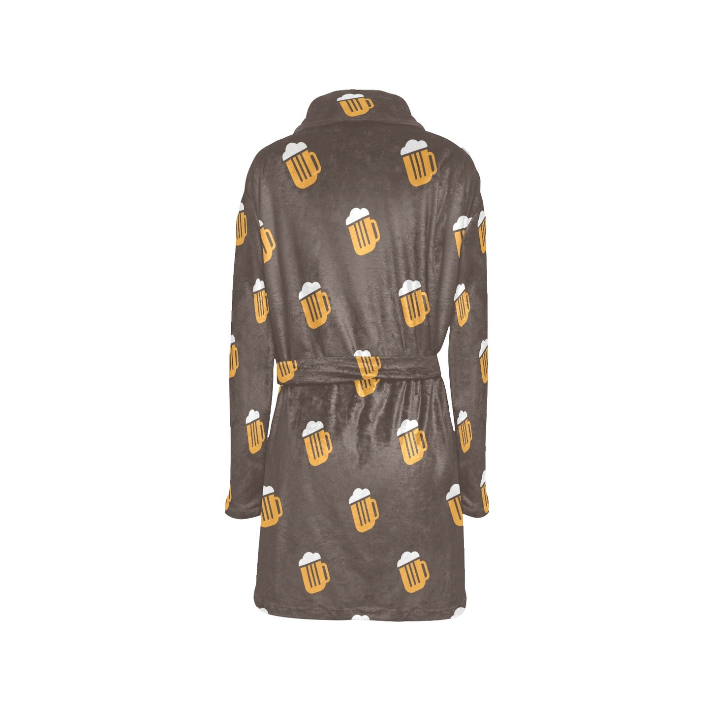 Beer Pattern Print Design 01 Women's Fleece Robe