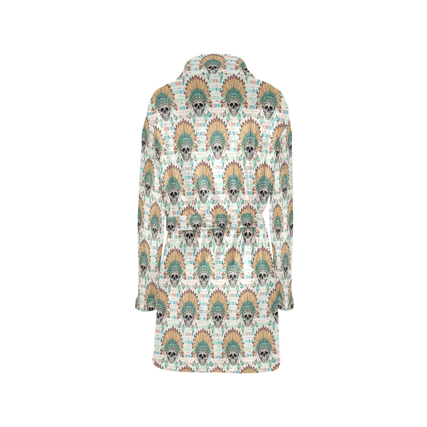 Boho Pattern Print Design 04 Women's Fleece Robe