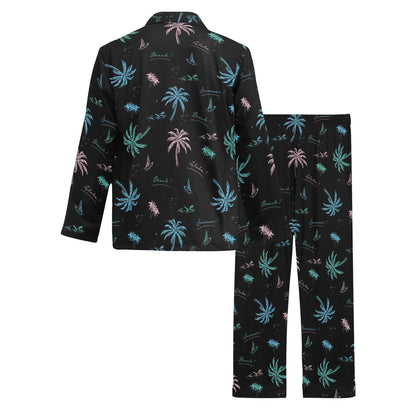 Aloha Hawaii Pattern Print Design 03 Men's Long Pajama Set