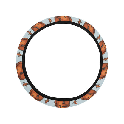 Violin Print Design LKS406 Steering Wheel Cover with Elastic Edge