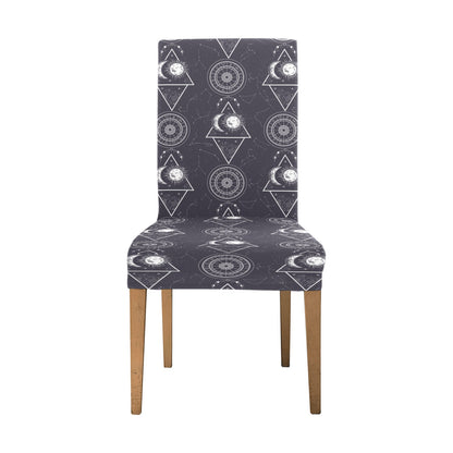 Sun Moon Print Design LKS309 Dining Chair Slipcover