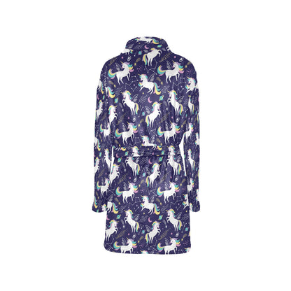 Unicorn Print Design LKS305 Women's Fleece Robe