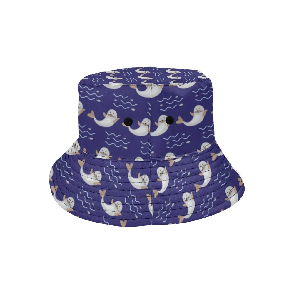 Sea Lion Print Design LKS404 Unisex Bucket Hat