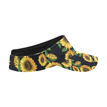 Sunflower Print Design LKS306 Unisex Sun Visor