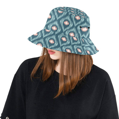 Ikat Print Design LKS402 Unisex Bucket Hat