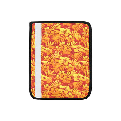 Hibiscus Summer Print Design LKS302 Car Seat Belt Cover