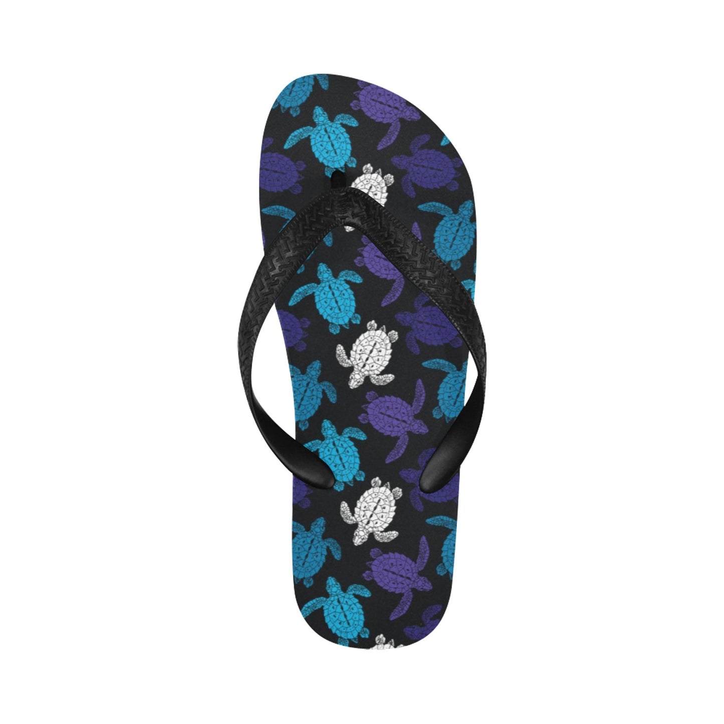Sea Turtle Print Design LKS306 Flip Flops