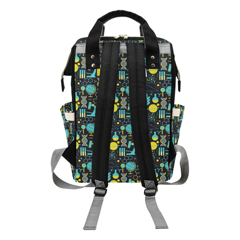 Science Print Design LKS301 Diaper Bag Backpack