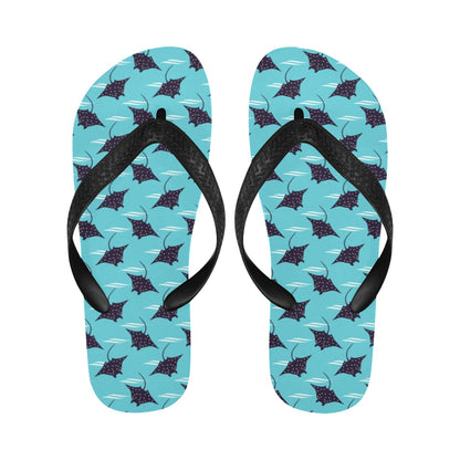 Manta Ray Print Design LKS403 Flip Flops