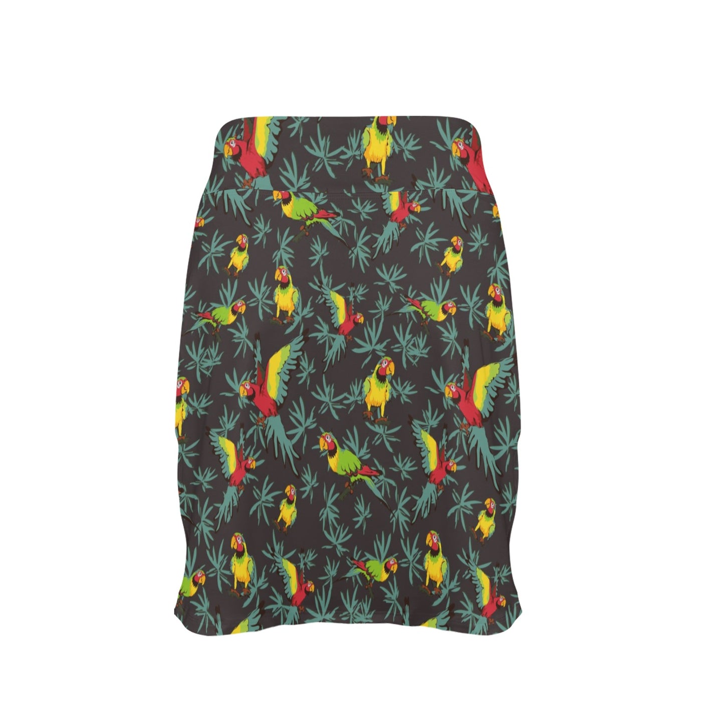 Parrot Themed Print 17" Golf & Pickleball Skort with Pockets
