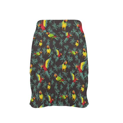 Parrot Themed Print 17" Golf & Pickleball Skort with Pockets