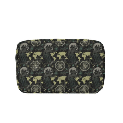 World Map Print Design LKS303 Insulated Lunch Bag