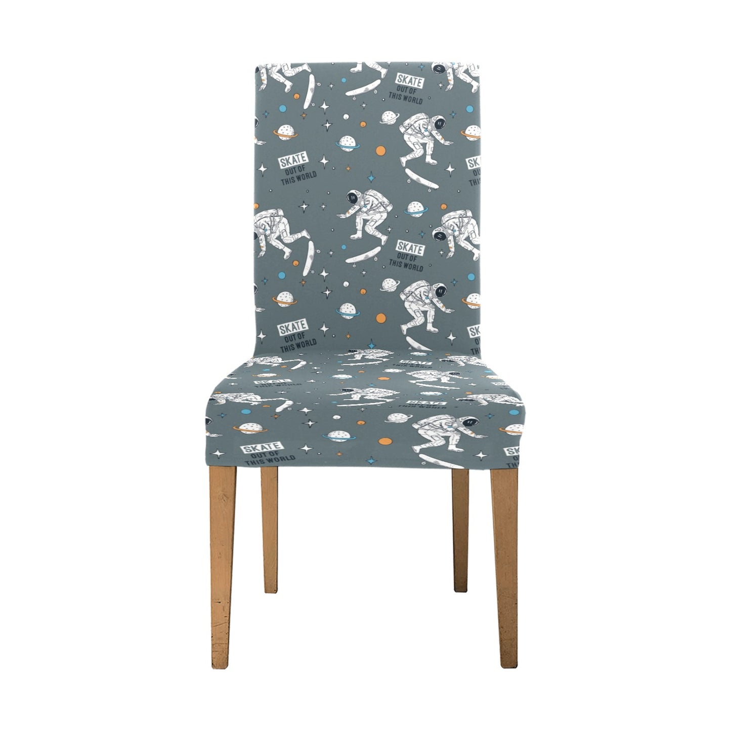 Skateboard Print Design LKS306 Dining Chair Slipcover