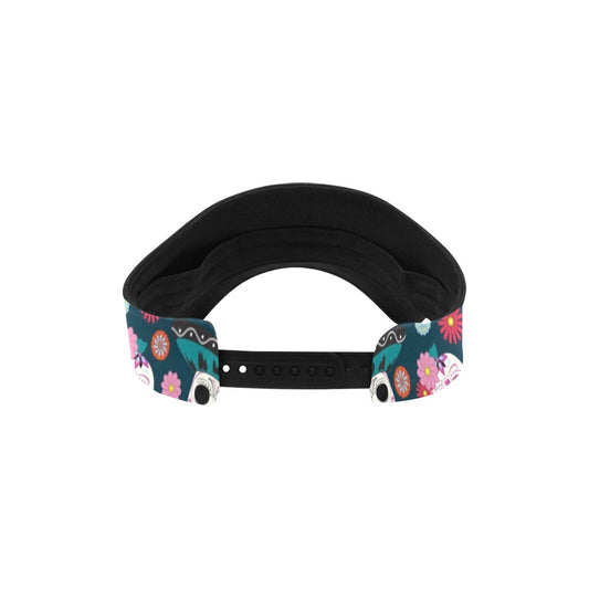 Sugar Skull Print Design LKS308 Unisex Sun Visor