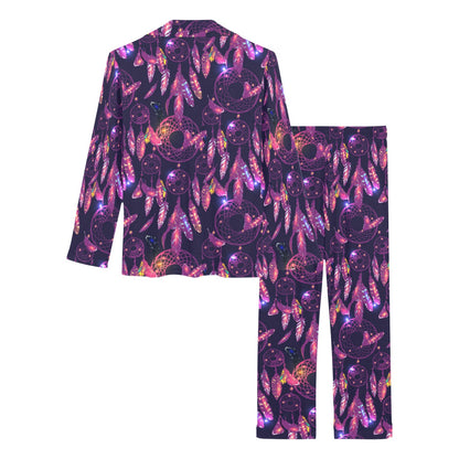 Dream catcher neon Women's Long Pajama Set