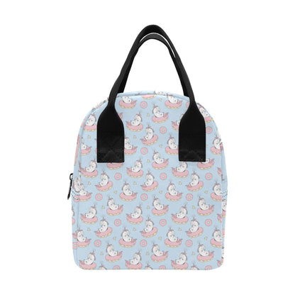 Unicorn Print Design LKS303 Insulated Lunch Bag