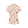 Ice Cream Pattern Print Design 02 Women's Polo Shirt