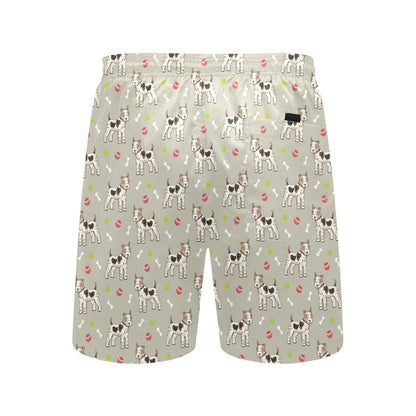 Toy Fox Terriers Print Design LKS301 Men's Swim Trunks Beach Shorts