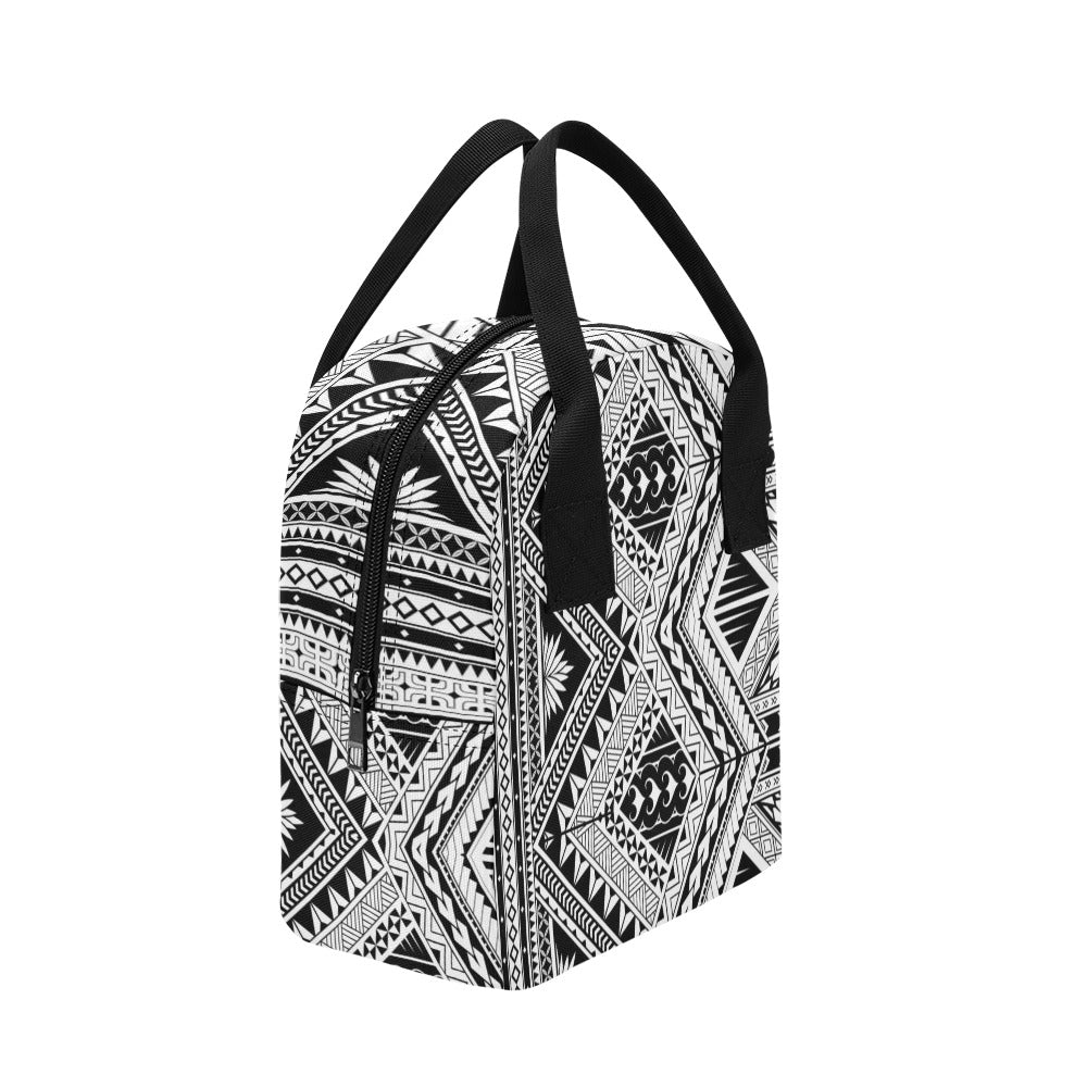 Samoan Tattoo Style Print Design LKS307 Insulated Lunch Bag