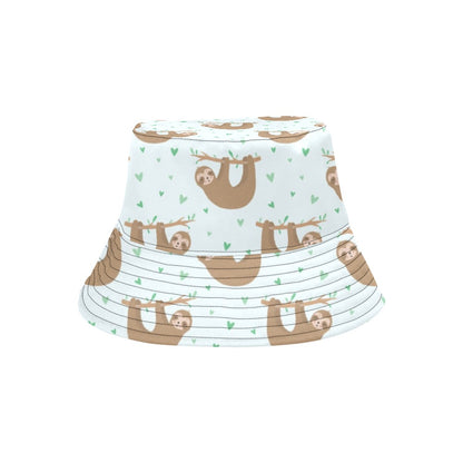 Sloth Print Design LKS308 Unisex Bucket Hat