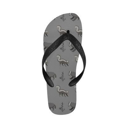 Skunk Print Design LKS301 Flip Flops