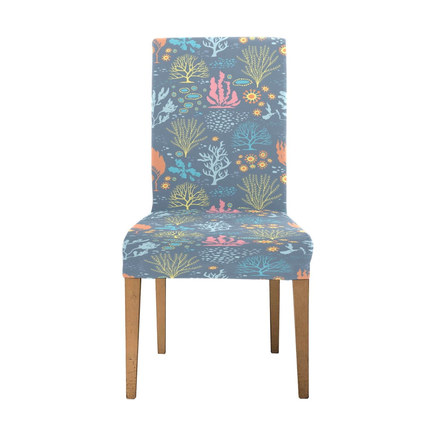 Seaweed Print Design LKS304 Dining Chair Slipcover