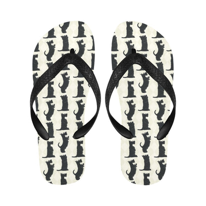 Scottish Terriers Print Design LKS309 Flip Flops