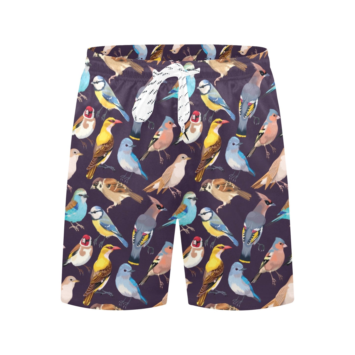 Bird Cute Print Pattern Men's Swim Trunks Beach Shorts