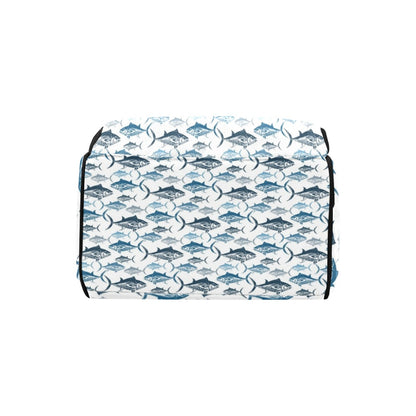Tuna Fish Print Design LKS303 Diaper Bag Backpack