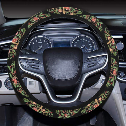 Tree Of Life Print Design LKS303 Steering Wheel Cover with Elastic Edge