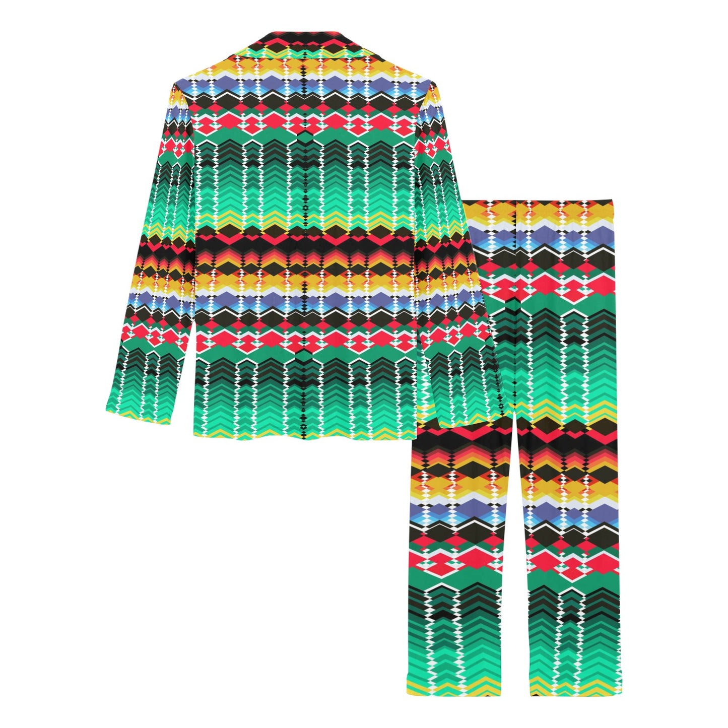 Serape Print Design LKS307 Women's Long Pajama Set
