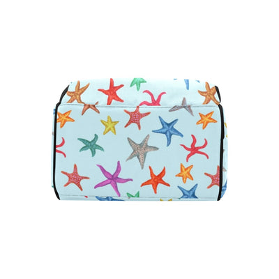 Starfish Print Design LKS402 Diaper Bag Backpack