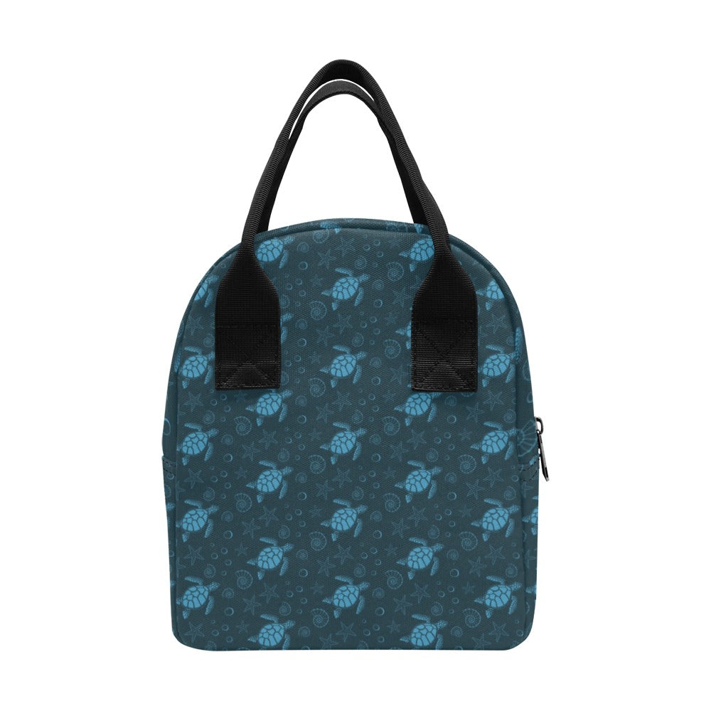 Sea Turtle Print Design LKS308 Insulated Lunch Bag