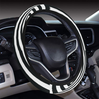 Vortex Print Design LKS302 Steering Wheel Cover with Elastic Edge