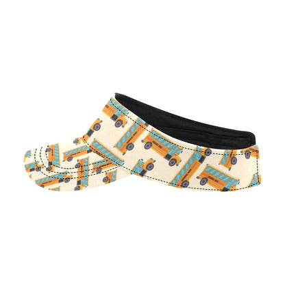 School Bus Print Design LKS305 Unisex Sun Visor