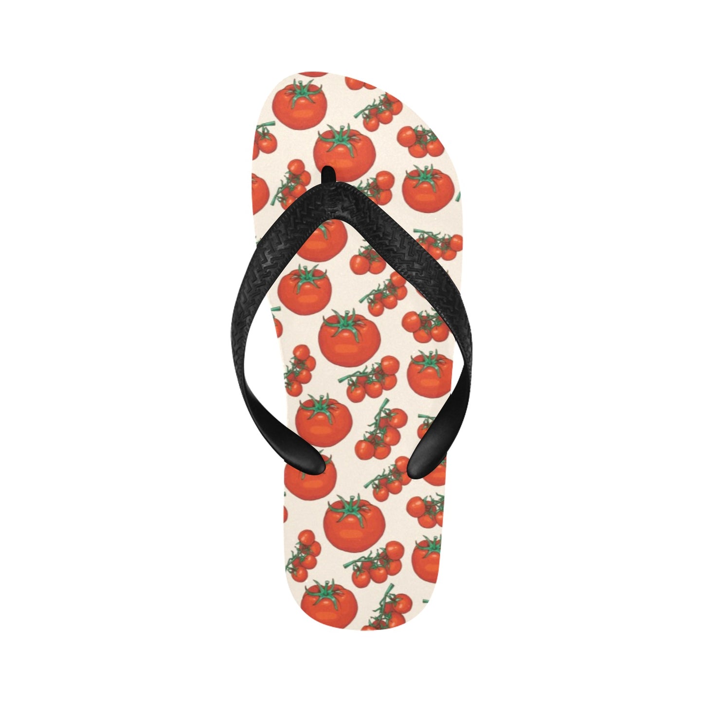 Tomato Print Design LKS302 Flip Flops