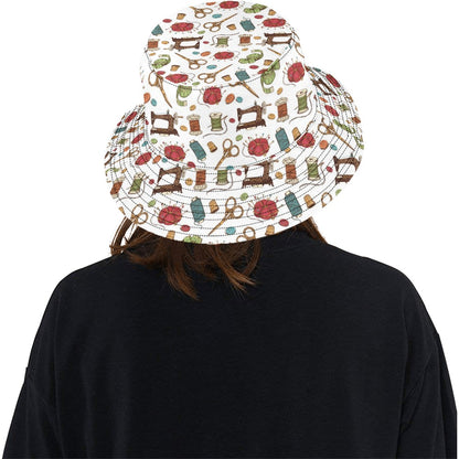 Sewing Equipment Print Design LKS304 Unisex Bucket Hat