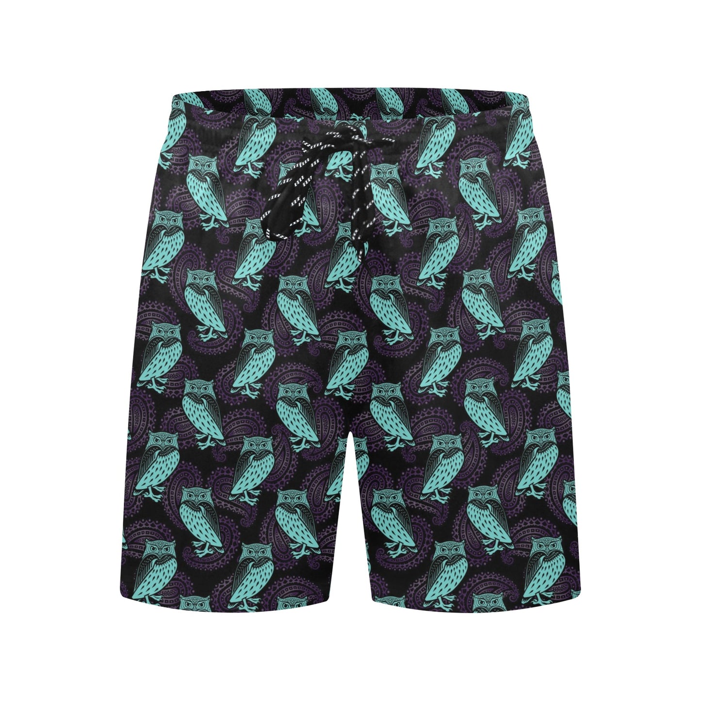 Tribal Pattern Print Design LKS3010 Men's Swim Trunks Beach Shorts