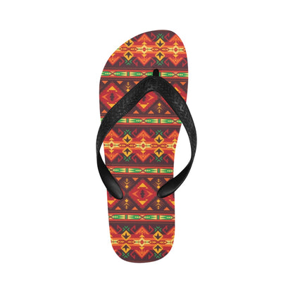 Southwest Pattern Print Design LKS309 Flip Flops