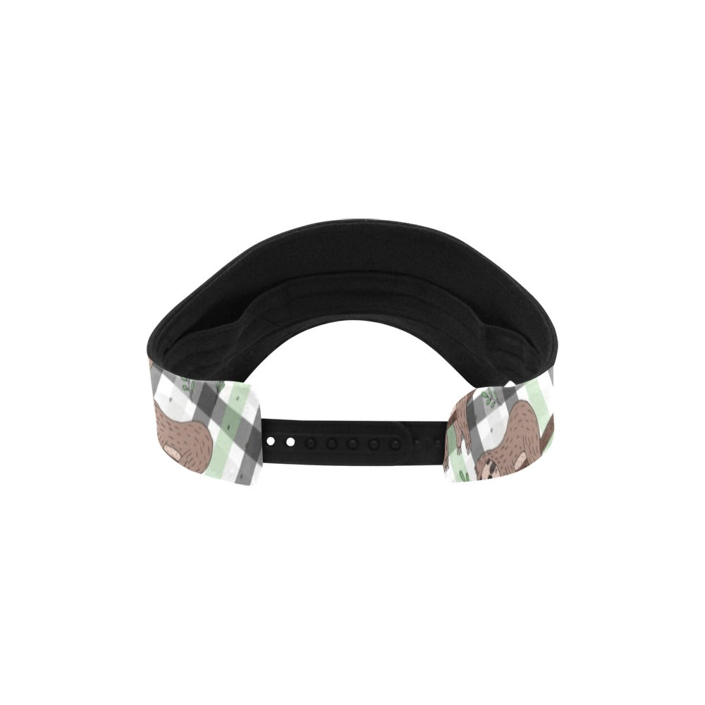 Sloth Print Design LKS301 Unisex Sun Visor